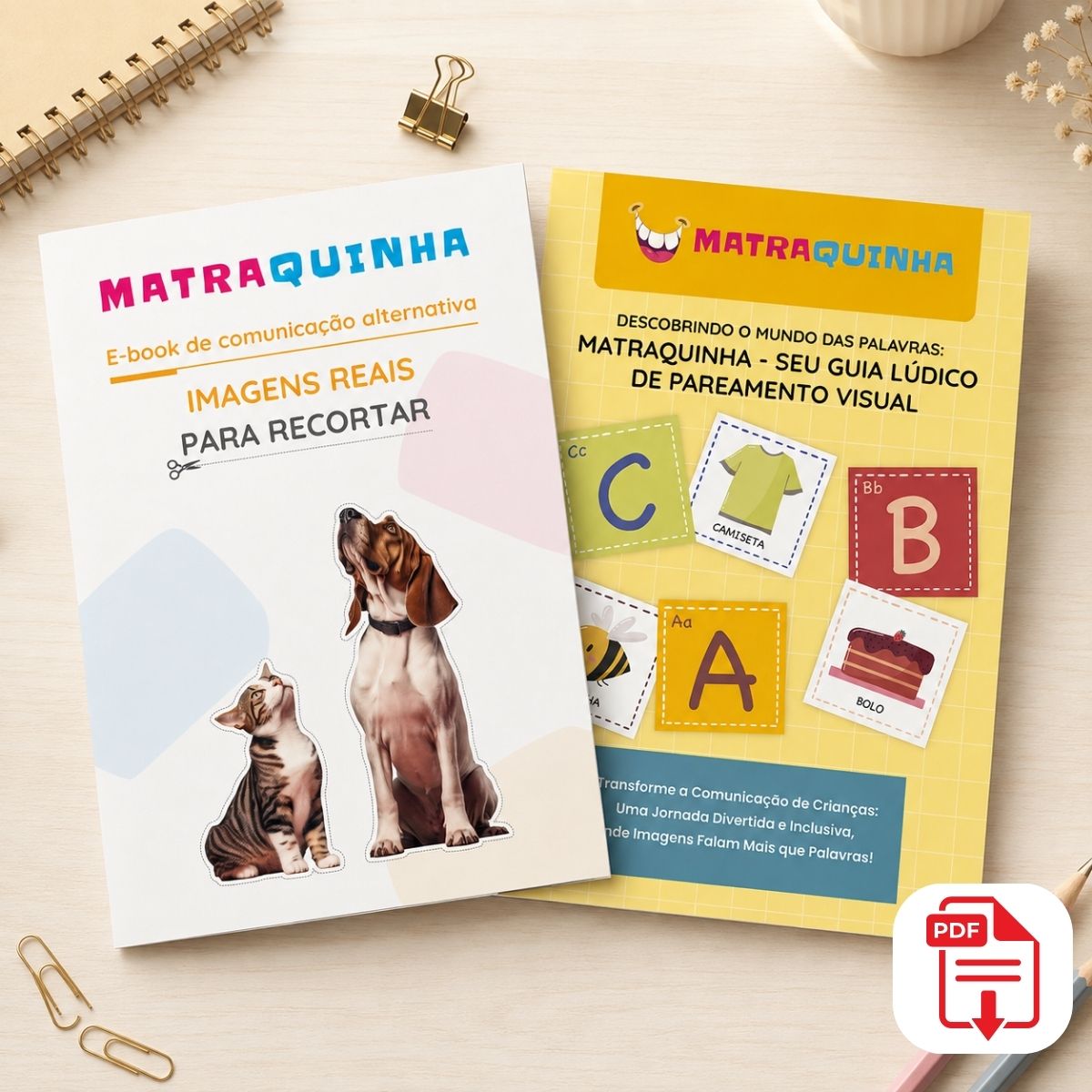 Capa do Kit Avançado Matraquinha, com Diálogos Visuais e Missão Matraquinha
